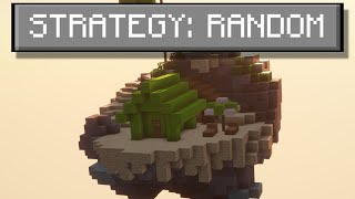 Bedwars But The Strategy Is RANDOM [upl. by Meredith]