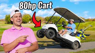 Motor Swapped Golf Cart Reckless Golfing 5 [upl. by Ralyks]