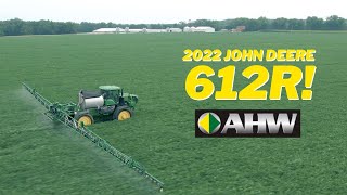 Aerial Views  John Deere 612R Sprayer [upl. by Maurise]