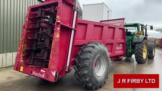 Marshall 12 Tonne Muck Spreader [upl. by Eednus767]