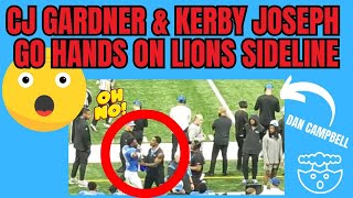 Kerby Joseph Goes Ballistic On The Sideline  Exclusive Footage Inside [upl. by Darton]