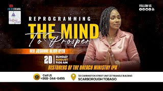 REPROGRAMMING THE MIND TO PROSPER  REV JOSANNE ALIBYDYER [upl. by Trutko]