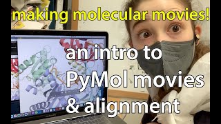 Making molecular movies  an intro to PyMol movies and simple alignment [upl. by Arhas520]