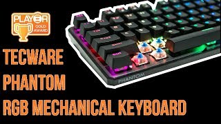 Tecware Phantom RGB Mechanical Keyboard Review  RGB On The Cheap [upl. by Binette]