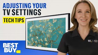 Adjusting the Settings on Your New TV  Tech Tips from Best Buy [upl. by Marney]