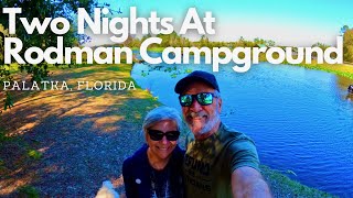 RV Camping Rodman Campground in Palatka Florida [upl. by Nador]