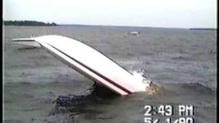 Boat crash on Lake Conroe Longer version [upl. by Uhp]