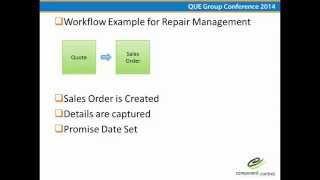 Workflow Management Quantum Users Exchange Group Que Group 2014 Annual Conference [upl. by Hippel]