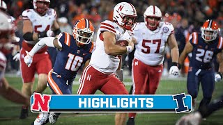 Nebraska at Illinois  Extended Highlights  Big Ten Football  Oct 6 2023 [upl. by Nahtahoj]