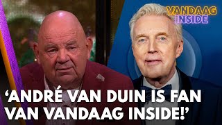 Pieter sprak André van Duin op TelevizierGala Hij is fan van Vandaag Inside [upl. by Aderfla109]