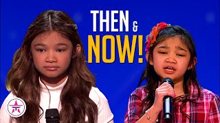 Angelica Hale THEN and NOW Americas Got Talent and AGT Champions Auditions [upl. by Damian959]