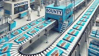 DÉCOUVREZ COMMENT LES BARRES BOUNTY SONT FABRIQUÉES DANS LES USINES [upl. by Anehsuc364]