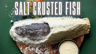 Salt Crusted Fish with aromatic herbs  YOU HAVE NEVER TRIED SUCH A RECIPE [upl. by Aynahs]