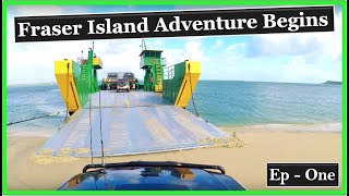 On The Barge And Over To Fraser Island   WICKED TRIP [upl. by Geof]