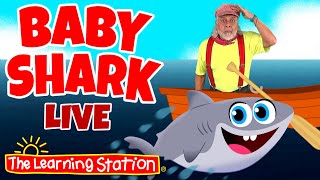 Baby Shark Live ♫ Brain Break ♫ Action Song ♫ Family Adventure ♫ Kids Songs by The Learning Station [upl. by Nonnah]