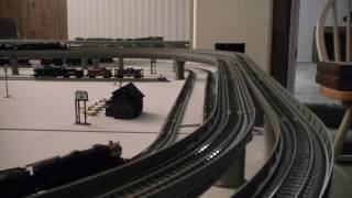 Kato N Scale Unitrack Layout Train Video 3 [upl. by Poock]