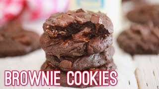 Chocolate Brownie Cookies  Gemmas Bigger Bolder Baking [upl. by Einnol895]