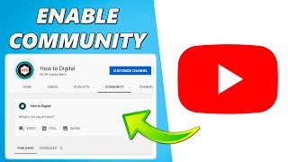 How to Enable and Use the Community Tab on your YouTube Channel 2024 [upl. by Corsiglia]