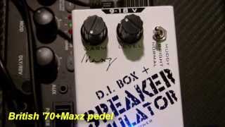 Test Maxz pedals DI box Speaker SimulatorFender Mustang I By Wat [upl. by Eldrida970]