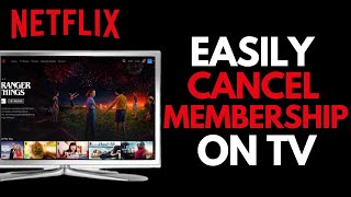 How to Cancel Netflix Membership on TV [upl. by Marijn]