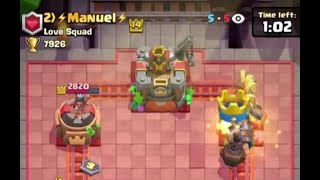 Ryley CR VS Manuel Clash Royale 2023 [upl. by Firman]