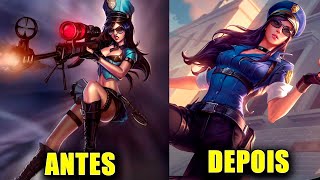 CAITLYN SPLASH ARTS NOVAS VS ANTIGAS  REWORK LOL [upl. by Terrena]