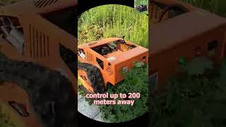 Vigorun remotely controlled track lawnmower for salemower remotecontrolmower [upl. by Alva]