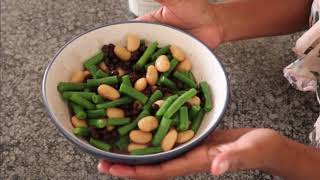 How to make Three Bean Salad  Summer Salads South African Youtuber [upl. by Ayhay55]