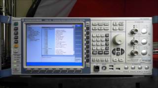 Option Menu on a CMW500 Rohde and Schwarz [upl. by Faruq]