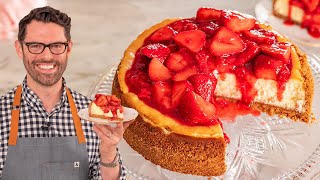 No Bake Cheesecake Recipe  Strawberry Cheesecake Recipe without Gelatine  The Terrace Kitchen [upl. by Jenness941]