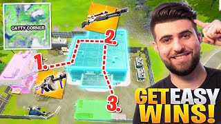 How To Get EASY Wins at Catty Corner  Fortnite Season 3 [upl. by Yreva]