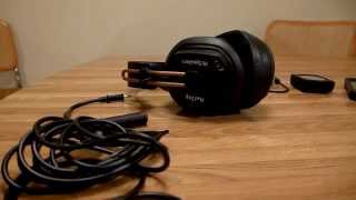 Mr Speakers Mad Dog Fostex T50rp mod Planar Stereo Headphone review by Dale [upl. by Marjana176]