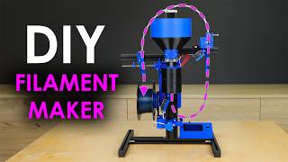 Recycling Failed 3D Prints with a DIY Filament Extruder Artme3D [upl. by Kato]