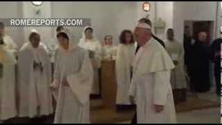 Pope to Cloistered Nuns God\s will is part of a higher law [upl. by Alake]