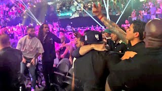 Caleb Plant amp Ryan Garcia BRAWL after Caleb THROWS DRINK at him [upl. by Fidole324]