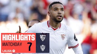 Resumen de Sevilla FC vs UD Almería 51 [upl. by Parlin]