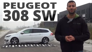 Peugeot 308 SW 12 PureTech 130 KM 2014  test AutoCentrumpl 135 [upl. by Adiehsar744]