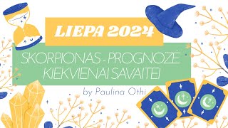 SKORPIONAS Liepos taro prognozė 2024  Paulina Othi [upl. by Houser]