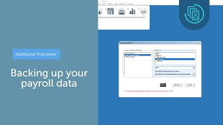 Backing up your payroll data  Thesaurus Payroll Manager [upl. by Htezil]