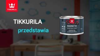 Tikkurila przedstawia Tikkurila Magnetic  farba magnetyczna [upl. by Abran]