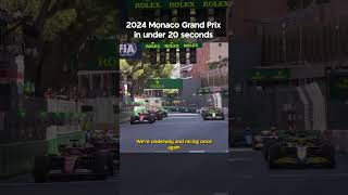 2024 Monaco Grand Prix Highlights in under 20 seconds shorts [upl. by Atilol]