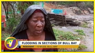 Flooding in Sections of Bull Bay Jamaica  TVJ News [upl. by Repip142]