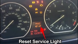 BMW 1 Series Resetting Service Brake Light [upl. by Emad]