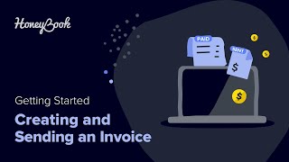 Creating and sending an Invoice in HoneyBook [upl. by Lind538]