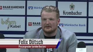 Iserlohn Roosters feiern trotz Niederlage den Ligaverbleib und verkünden zwei Vertragsverlängerungen [upl. by Conrado]