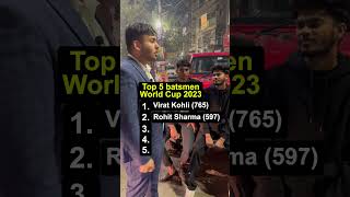 Top 5 batsmen of the World Cup 2023  Anurag Aggarwal  ytshorts  top5  world  2023 [upl. by Vaden19]