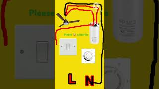 Celling fan regulator step bye step full connection ।।shorts [upl. by Leumas876]