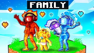 Having A ELEMENTAL SPEAKER FAMILY in Minecraft [upl. by Jaimie180]