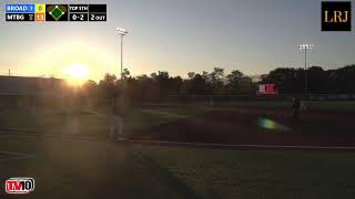 West Virginia High School Baseball GVCS Broadfording Lions  Martinsburg Bulldogs 5162024 [upl. by Bambie]