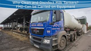 Emergency OnFarm Cleaning and Disinfection of Milk Tankers [upl. by Mairem]